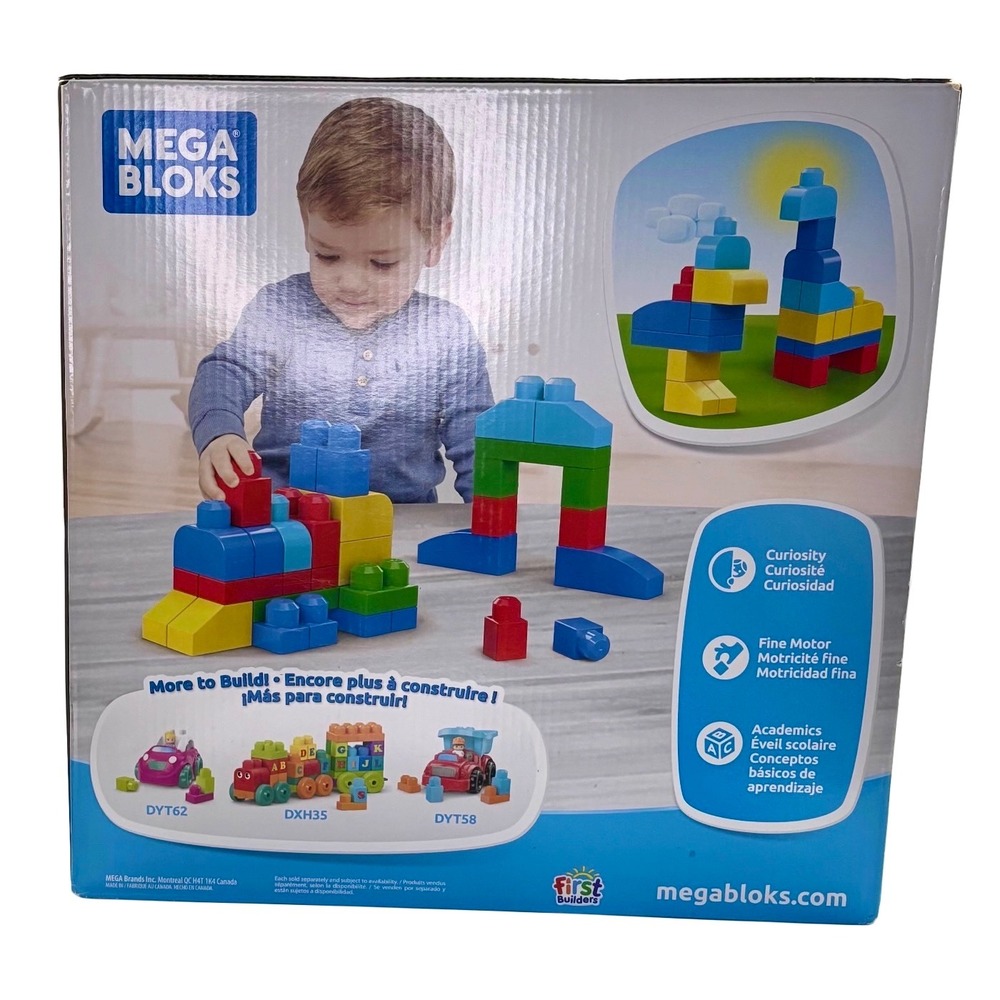 NEW Mega Bloks First Builders Let's Build It!‎ 40 Piece Building Blocks - Picture 6 of 6